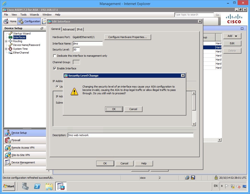 Figure 1.8 Cisco ASDM